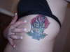 Rose Grenade tattoo