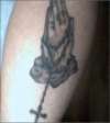 prayin hands tattoo