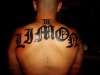 NAME ON BACK tattoo
