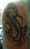 TRIBAL RIGHT ARM tattoo