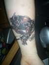 Shredder tattoo
