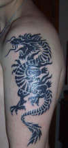 dragon of strength tattoo