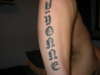 girlfriends name tattoo