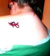 scorpio and crescent moon tattoo