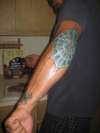 Ex-wife widow w/web on elbow! tattoo
