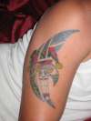 Tribal Jester tattoo