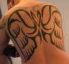 Angel wings tattoo