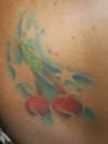 Cherries on my right lower shoulder tattoo