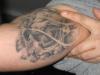 custom evil skull tattoo