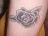 BLK/GREY ROSE tattoo