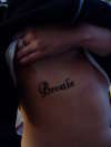 Breathe tattoo