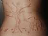 Sisters Scarification (healed) tattoo