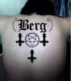 Unholy Back tattoo