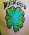 clover by john tattoo