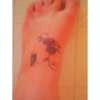 tat on foot tattoo