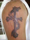 Cross tattoo
