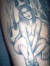 devil girl tattoo