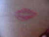 lipstick mark tattoo