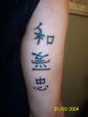 Chinese Symbols tattoo