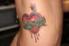 Sailor Heart On Left Rib Cage tattoo