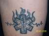 my husbands tattoo..he is an EMT tattoo