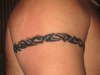 Tribal armband tattoo
