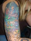 Fairies & Mushrooms tattoo