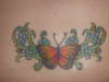 Lower Back Butterfly tattoo