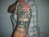 family crest w/ puerto rican flag tattoo