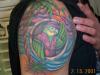 parrot head tattoo