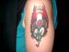 Winged Rose tattoo