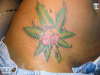 Flaming Cherries tattoo