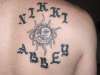 Sun/moon tattoo