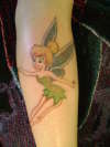 Tinker Bell tattoo