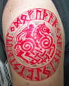 Viking Rune Wheel tattoo