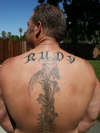 dragon on spine tattoo