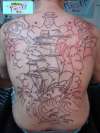 Pirate Attack tattoo