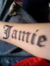 My Name tattoo