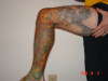 Left Leg tattoo