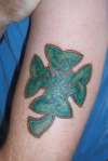 celtic shamrock tattoo
