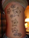 In the Starz tattoo