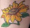 Sunflower tattoo