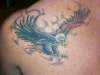 Tribal eagle tattoo