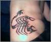Tribal Scorpion tattoo
