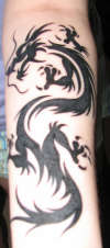 Black Dragon tattoo