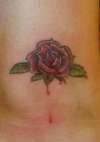 Bleeding Rose tattoo