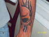Skull Black Work tattoo