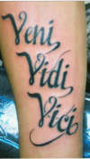 latin tattoo