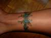 butterfly anklet tattoo