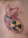 Radioactive Bunny tattoo